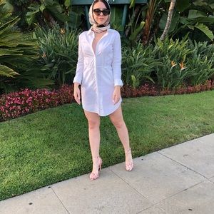 White tee shirt dress